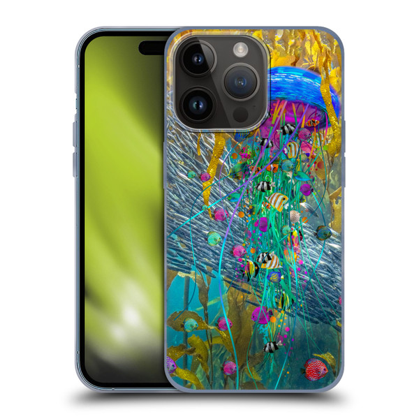 Dave Loblaw Jellyfish Jellyfish Kelp Field Soft Gel Case for Apple iPhone 15 Pro