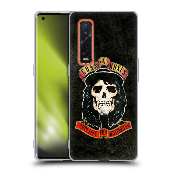 Guns N' Roses Vintage Stradlin Soft Gel Case for OPPO Find X2 Pro 5G