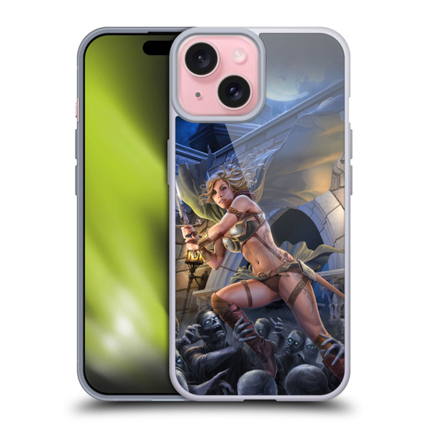 Tom Wood Fantasy Zombie Soft Gel Case for Apple iPhone 15