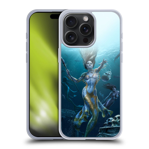 Tom Wood Fantasy Mermaid Hunt Soft Gel Case for Apple iPhone 15 Pro Max