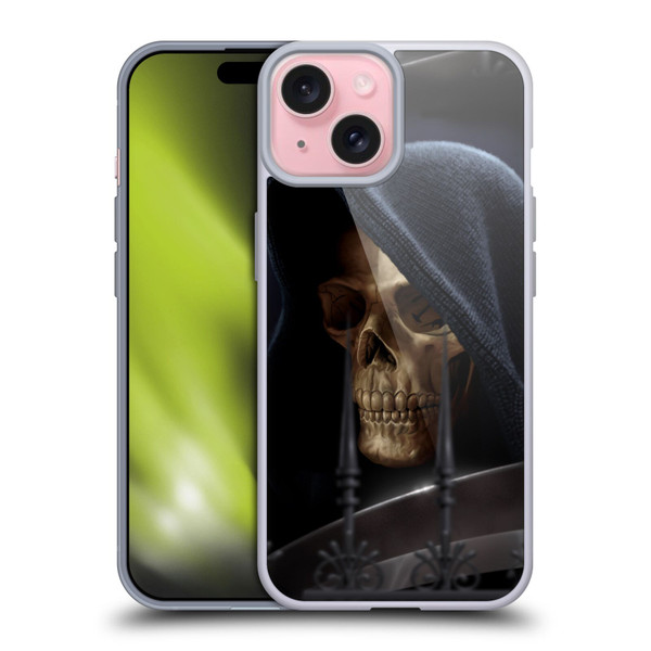 Tom Wood Horror Reaper Soft Gel Case for Apple iPhone 15