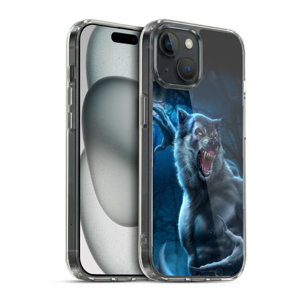 Tom Wood Horror Werewolf Soft Gel Case for Apple iPhone 15 & MagSafe
