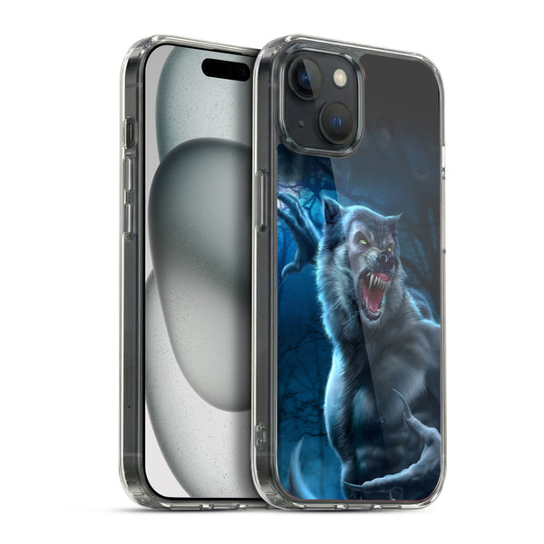Tom Wood Horror Werewolf Soft Gel Case for Apple iPhone 15 Plus & MagSafe