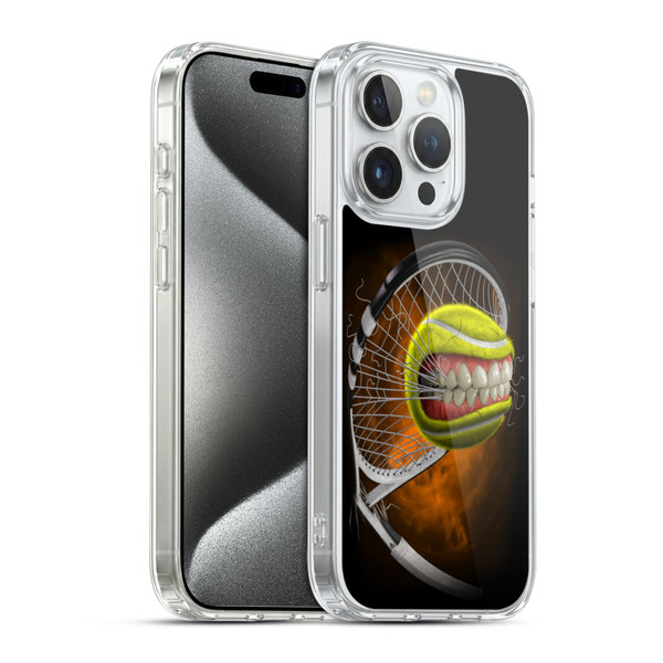 Tom Wood Monsters Tennis Soft Gel Case for Apple iPhone 15 Pro & MagSafe