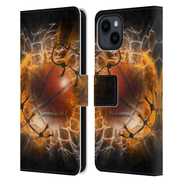 Tom Wood Monsters Blast Radius Leather Book Wallet Case Cover For Apple iPhone 15