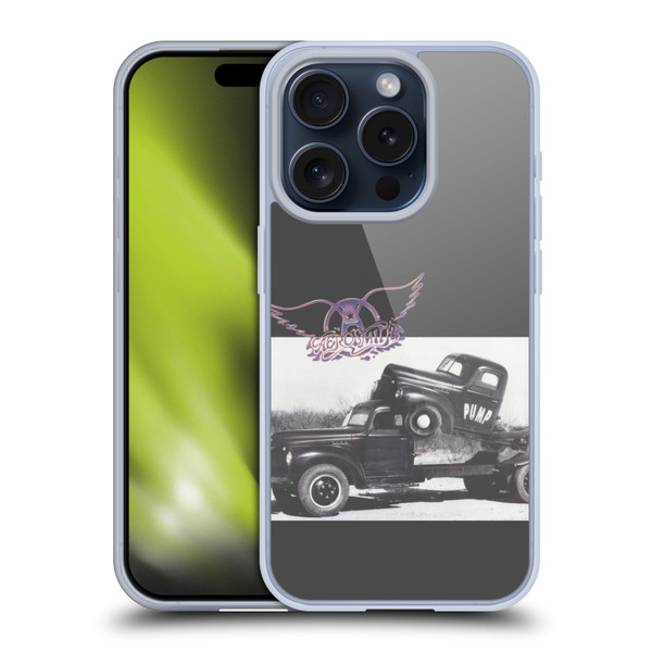 Aerosmith Black And White The Pump Soft Gel Case for Apple iPhone 15 Pro