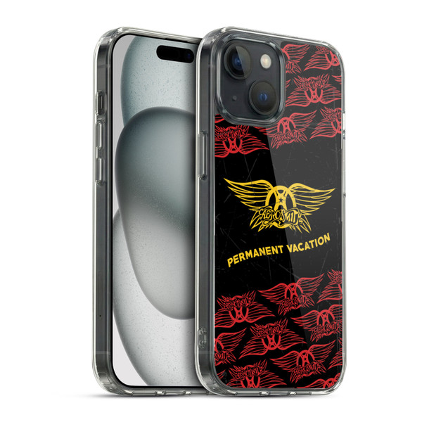 Aerosmith Classics Permanent Vacation Soft Gel Case for Apple iPhone 15 & MagSafe