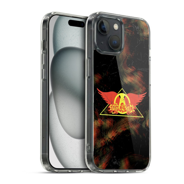 Aerosmith Classics Triangle Winged Soft Gel Case for Apple iPhone 15 & MagSafe