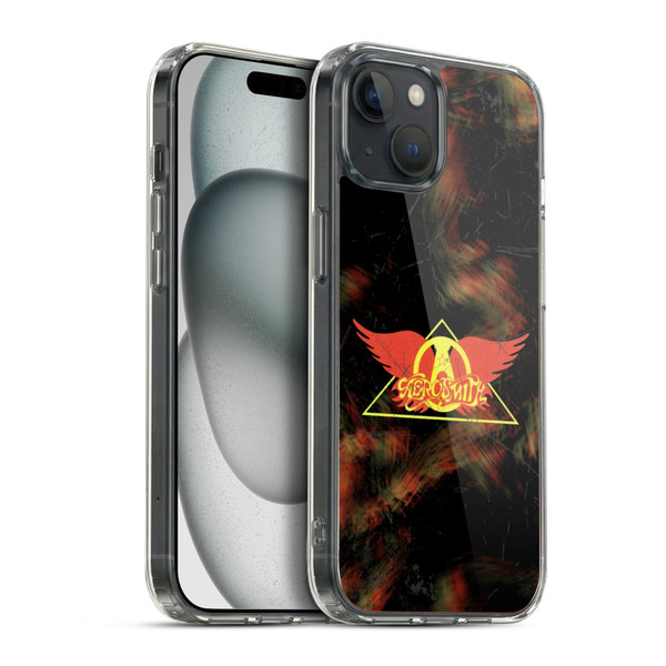 Aerosmith Classics Triangle Winged Soft Gel Case for Apple iPhone 15 Plus & MagSafe