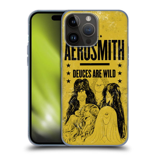 Aerosmith Classics Deuces Are Wild Soft Gel Case for Apple iPhone 15 Pro Max