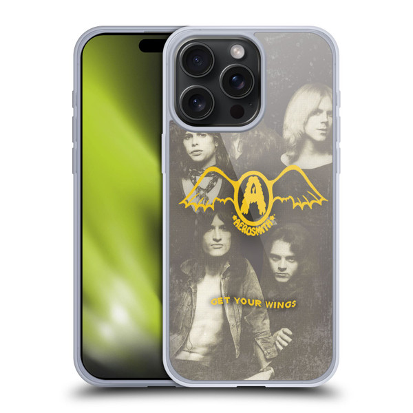 Aerosmith Classics Get Your Wings Soft Gel Case for Apple iPhone 15 Pro Max