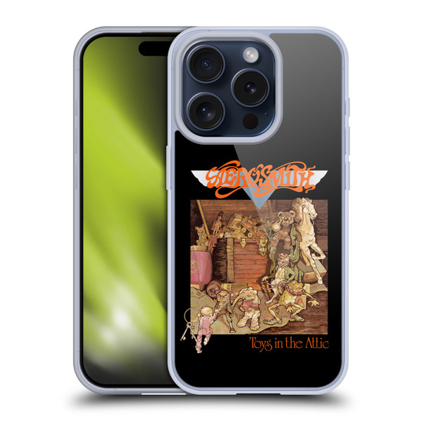 Aerosmith Classics Toys In The Attic Soft Gel Case for Apple iPhone 15 Pro