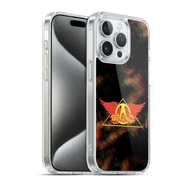 Aerosmith Classics Triangle Winged Soft Gel Case for Apple iPhone 15 Pro & MagSafe