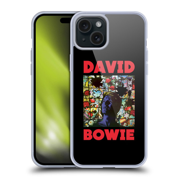 David Bowie Album Art Tonight Soft Gel Case for Apple iPhone 15 Plus