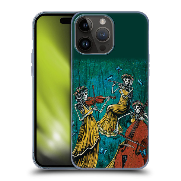David Lozeau Colourful Art Three Female Soft Gel Case for Apple iPhone 15 Pro Max