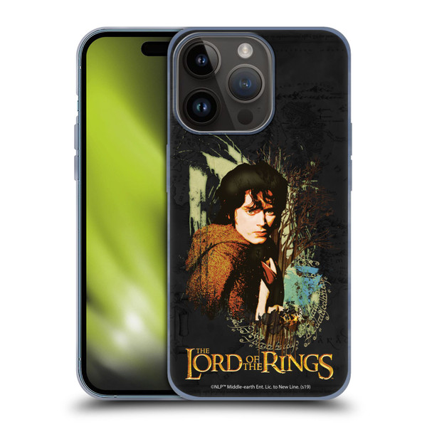 The Lord Of The Rings The Fellowship Of The Ring Character Art Frodo Soft Gel Case for Apple iPhone 15 Pro