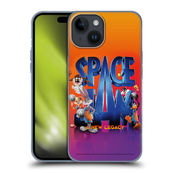 Space Jam: A New Legacy Graphics Poster Soft Gel Case for Apple iPhone 15