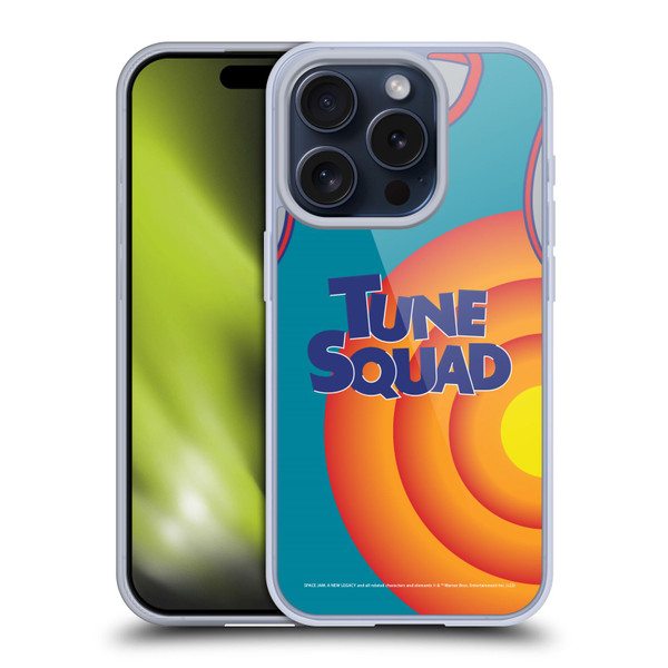 Space Jam: A New Legacy Graphics Jersey Soft Gel Case for Apple iPhone 15 Pro