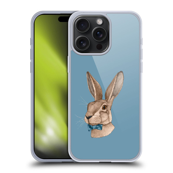 Barruf Animals Hare Soft Gel Case for Apple iPhone 15 Pro Max