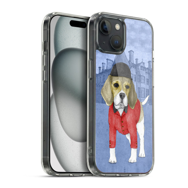 Barruf Dogs Beagle Soft Gel Case for Apple iPhone 15 Plus & MagSafe
