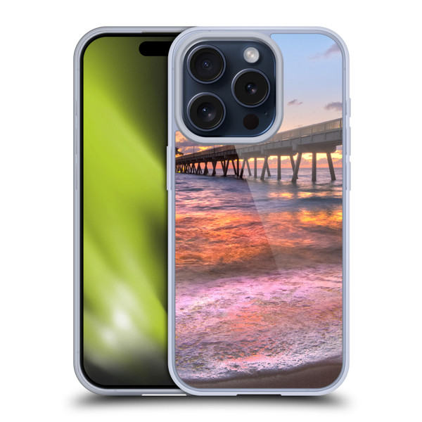 Celebrate Life Gallery Beaches Lace Soft Gel Case for Apple iPhone 15 Pro