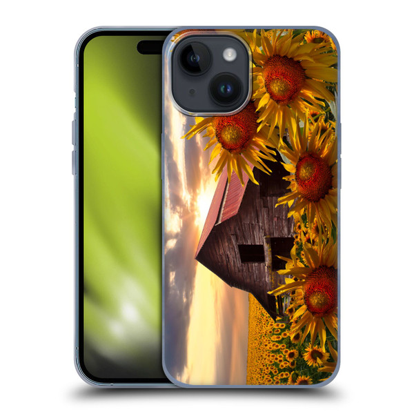 Celebrate Life Gallery Florals Sunflower Dance Soft Gel Case for Apple iPhone 15