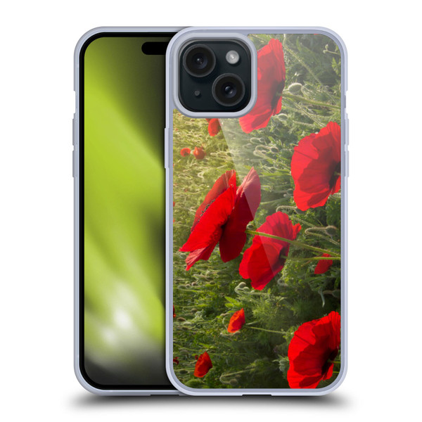 Celebrate Life Gallery Florals Waiting For The Morning Soft Gel Case for Apple iPhone 15 Plus