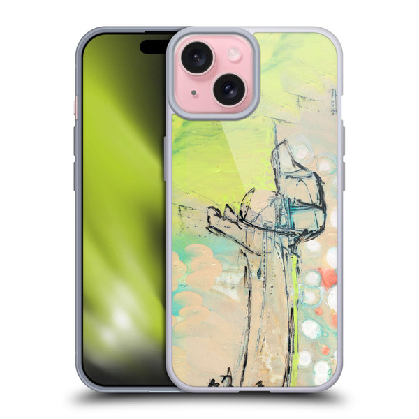 Wyanne Animals Dachshund Soft Gel Case for Apple iPhone 15