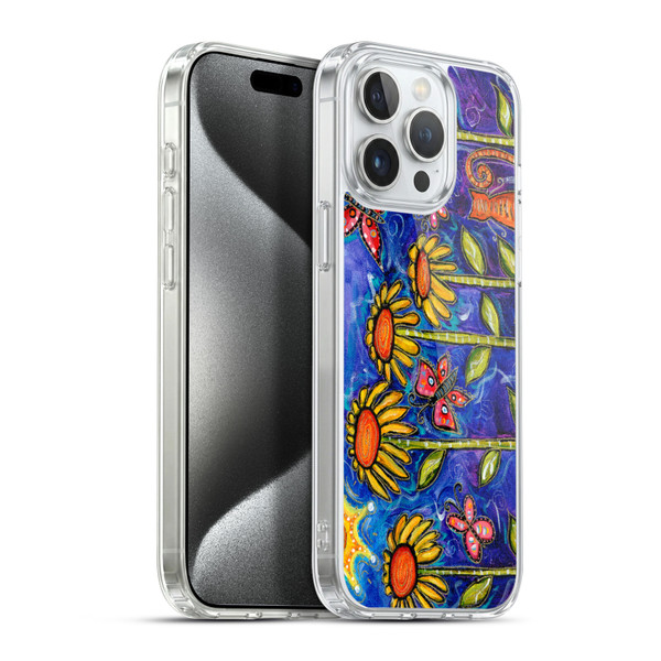 Wyanne Nature 2 Sundown Sunflowers Soft Gel Case for Apple iPhone 15 Pro Max & MagSafe