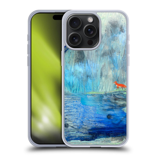 Wyanne Nature 2 Red Fox Blue River Soft Gel Case for Apple iPhone 15 Pro Max