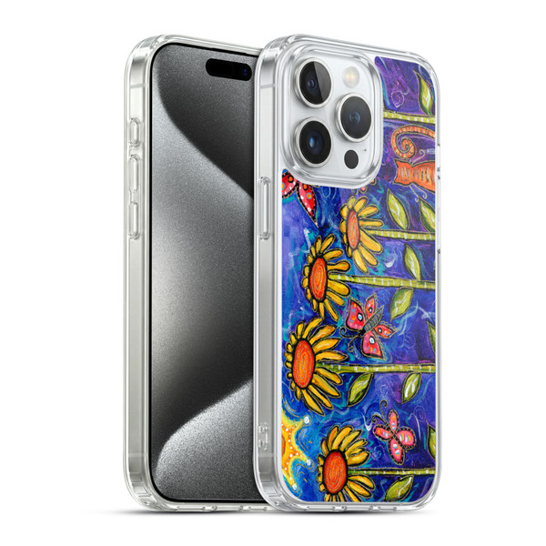 Wyanne Nature 2 Sundown Sunflowers Soft Gel Case for Apple iPhone 15 Pro & MagSafe
