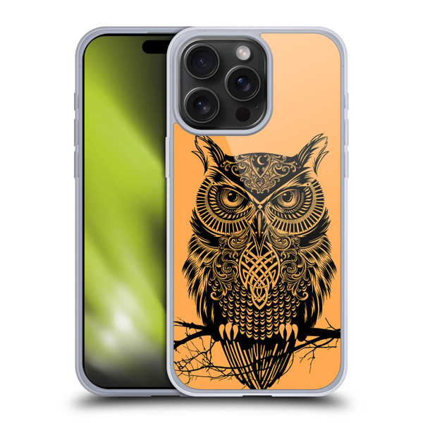 Rachel Caldwell Animals 3 Owl 2 Soft Gel Case for Apple iPhone 15 Pro Max