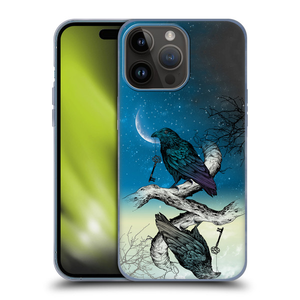 Rachel Caldwell Animals 3 Raven Soft Gel Case for Apple iPhone 15 Pro Max