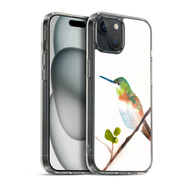 Mai Autumn Birds Hummingbird Soft Gel Case for Apple iPhone 15 Plus & MagSafe