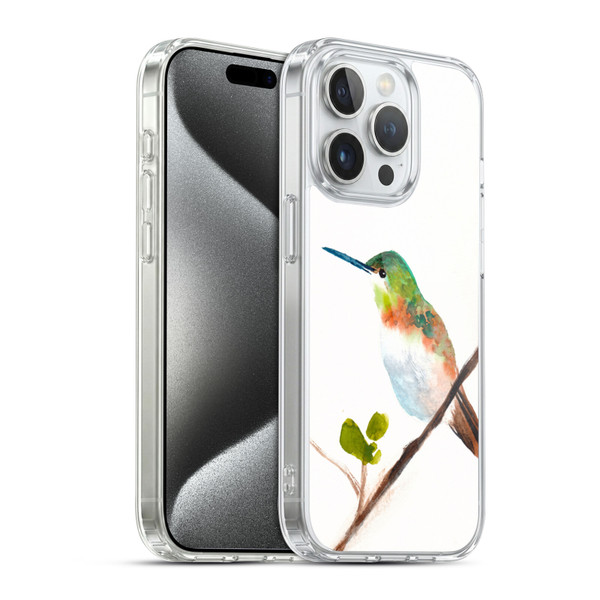 Mai Autumn Birds Hummingbird Soft Gel Case for Apple iPhone 15 Pro & MagSafe