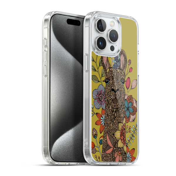 Valentina Animals And Floral Llama Soft Gel Case for Apple iPhone 15 Pro Max & MagSafe