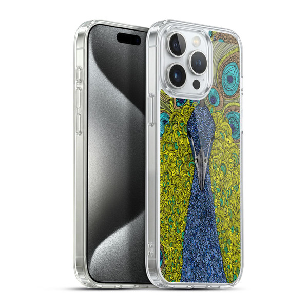 Valentina Birds The Peacock Soft Gel Case for Apple iPhone 15 Pro Max & MagSafe