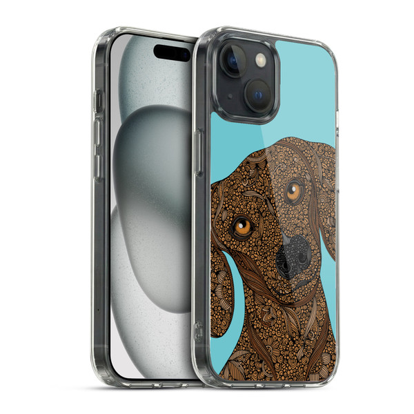 Valentina Dogs Dachshund Soft Gel Case for Apple iPhone 15 & MagSafe