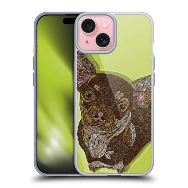 Valentina Dogs Chihuahua Soft Gel Case for Apple iPhone 15