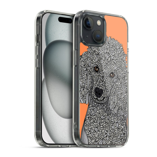 Valentina Dogs Poodle Soft Gel Case for Apple iPhone 15 & MagSafe