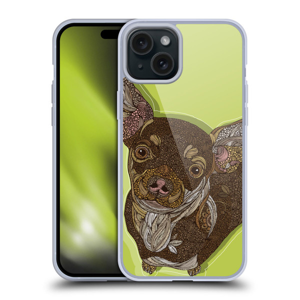 Valentina Dogs Chihuahua Soft Gel Case for Apple iPhone 15 Plus