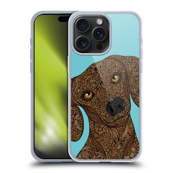 Valentina Dogs Dachshund Soft Gel Case for Apple iPhone 15 Pro Max