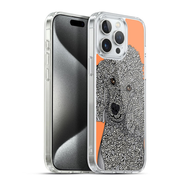 Valentina Dogs Poodle Soft Gel Case for Apple iPhone 15 Pro Max & MagSafe