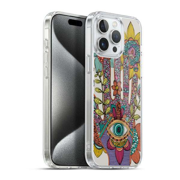 Valentina Symbols Illustration Hamsa Soft Gel Case for Apple iPhone 15 Pro Max & MagSafe
