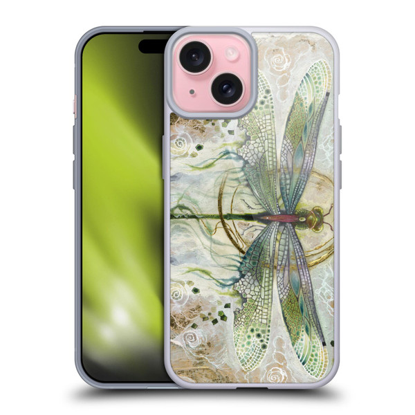 Stephanie Law Immortal Ephemera Damselfly 2 Soft Gel Case for Apple iPhone 15