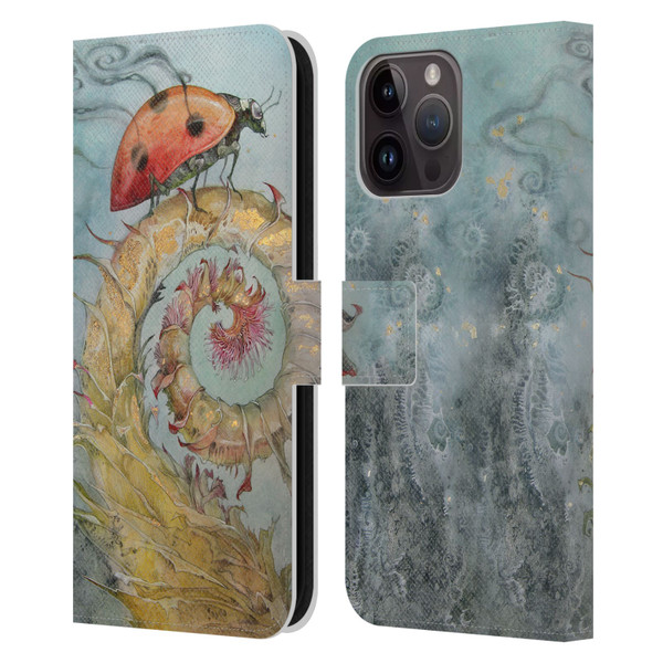 Stephanie Law Immortal Ephemera Ladybird Leather Book Wallet Case Cover For Apple iPhone 15 Pro Max