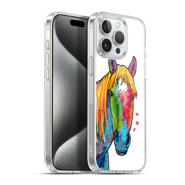 Duirwaigh Animals Horse Soft Gel Case for Apple iPhone 15 Pro Max & MagSafe