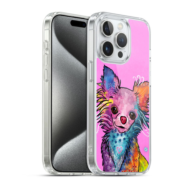 Duirwaigh Animals Chihuahua Dog Soft Gel Case for Apple iPhone 15 Pro & MagSafe