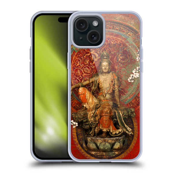 Duirwaigh God Quan Yin Soft Gel Case for Apple iPhone 15 Plus