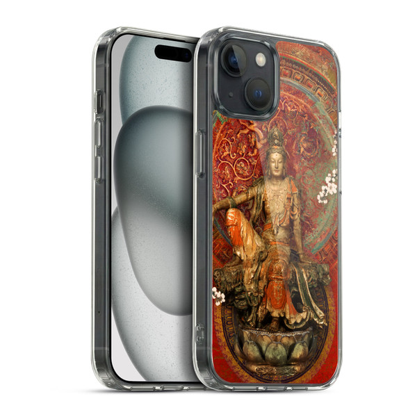 Duirwaigh God Quan Yin Soft Gel Case for Apple iPhone 15 Plus & MagSafe